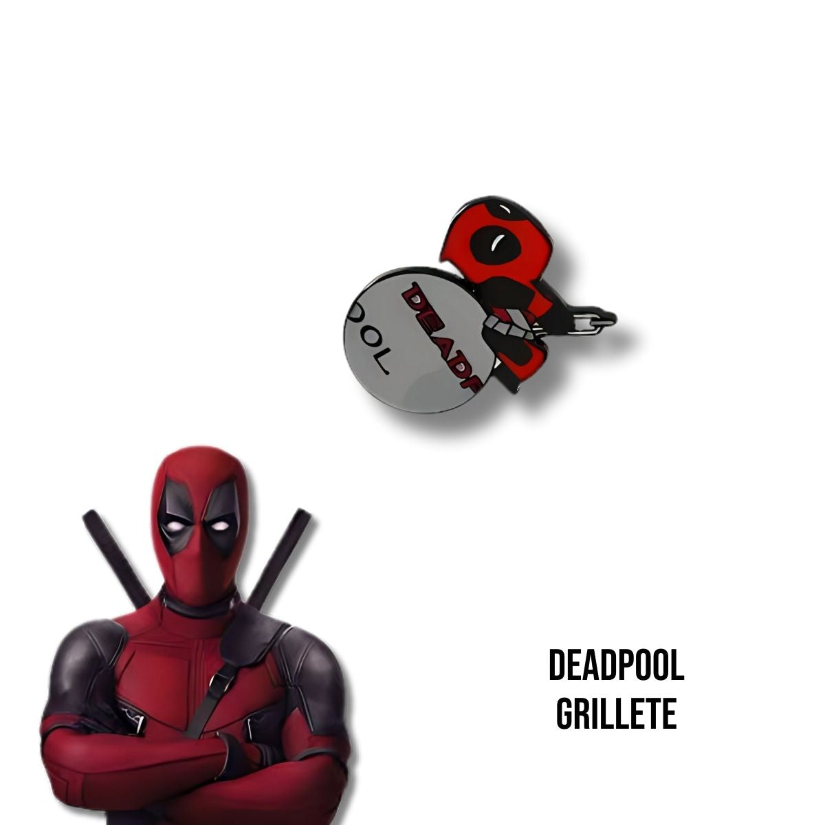 Pin Metálico Deadpool Grillete