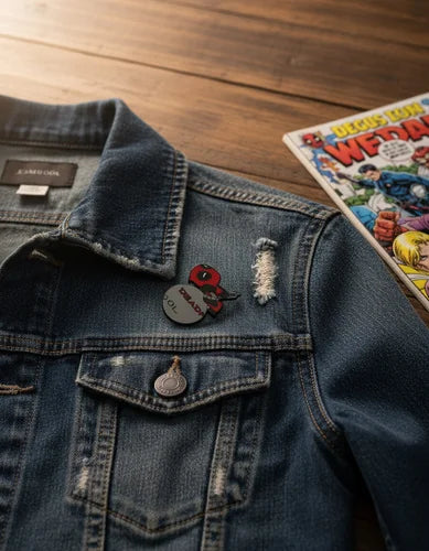 Pin Metálico Deadpool Grillete