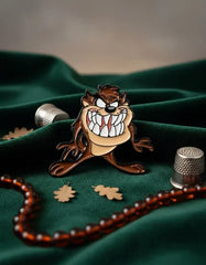 Pin Metálico Demonio de Tasmania Sonrisa