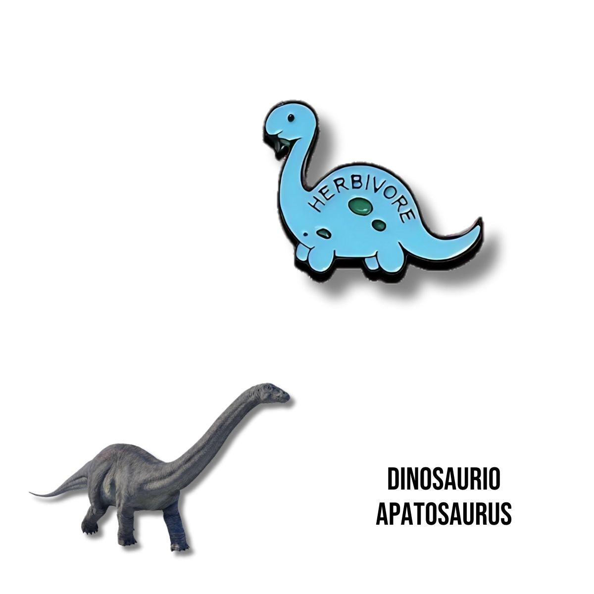 Pin Metálico Dinosaurio Apatosaurus