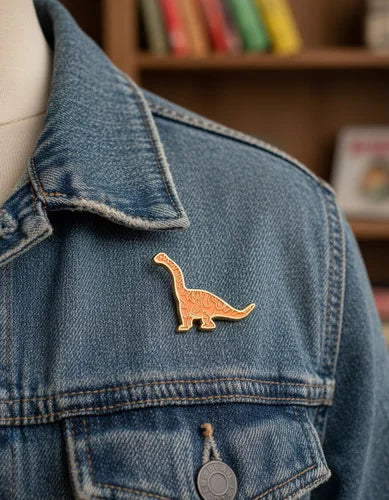 Pin Metálico Dinosaurio Brontosaurio