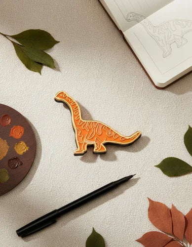 Pin Metálico Dinosaurio Brontosaurio