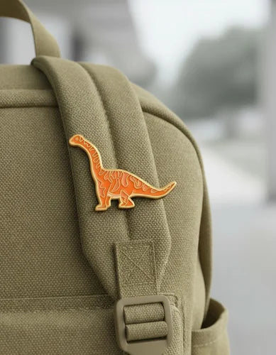 Pin Metálico Dinosaurio Brontosaurio