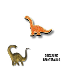 Pin Metálico Dinosaurio Brontosaurio