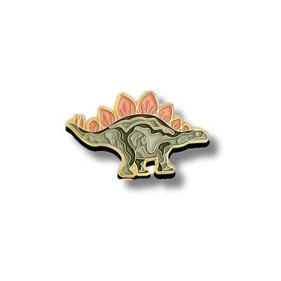 Pin Metálico Dinosaurio Estegosaurio