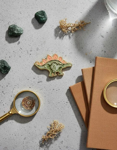 Pin Metálico Dinosaurio Estegosaurio