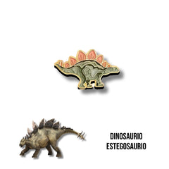 Pin Metálico Dinosaurio Estegosaurio