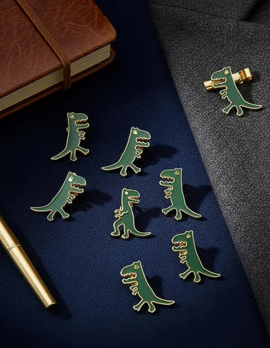 Pin Metálico Dinosaurio Retro