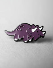 Pin Metálico Dinosaurio Triceratops