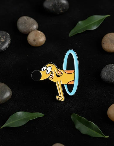 Pin Metálico Dog en Portal Azul CatDog