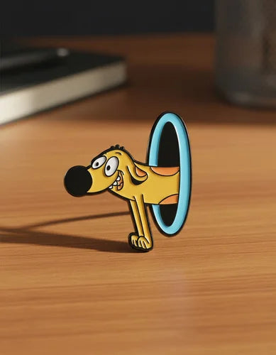 Pin Metálico Dog en Portal Azul CatDog