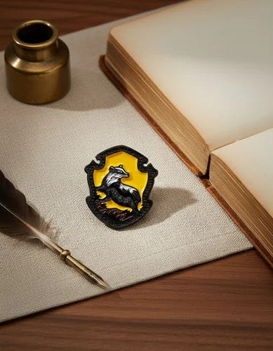 Pin Metálico Escudo Hufflepuff