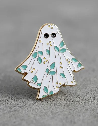 Pin Metálico Fantasma Botánico