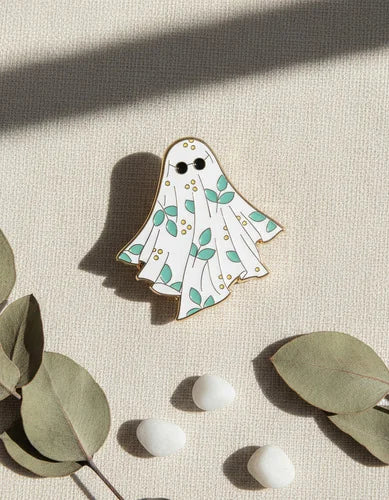 Pin Metálico Fantasma Botánico