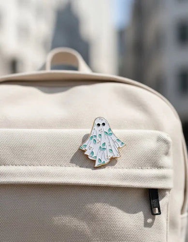 Pin Metálico Fantasma Botánico