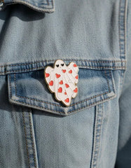 Pin Metálico Fantasma Enamorado