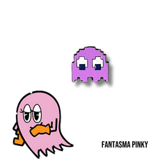 Pin Metálico Fantasma Pinky