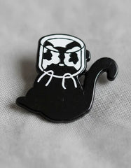 Pin Metálico Gatito Atrapado en Vaso