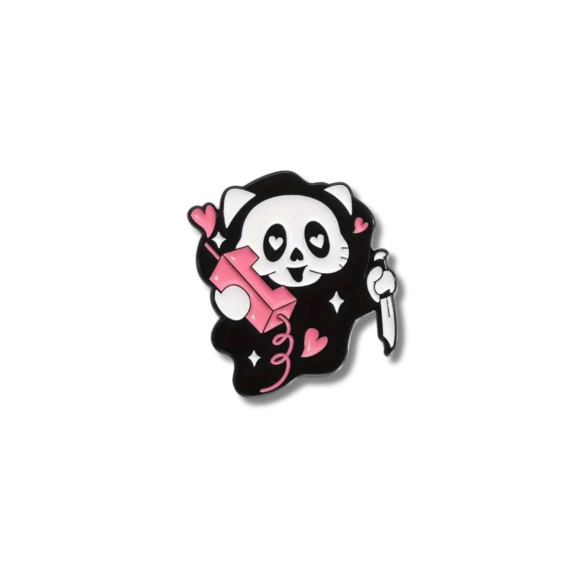Pin Metálico Gatito Ghostface