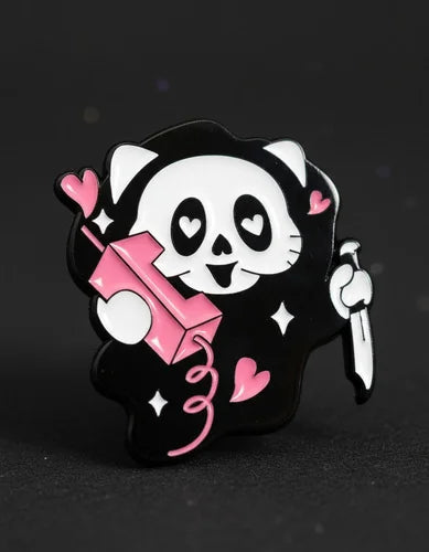 Pin Metálico Gatito Ghostface