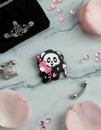 Pin Metálico Gatito Ghostface