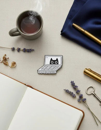 Pin Metálico Gatito I'm a Program