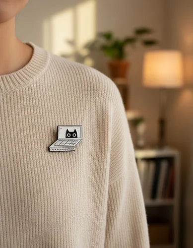 Pin Metálico Gatito I'm a Program