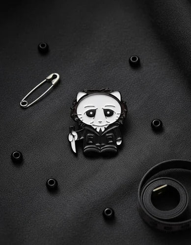 Pin Metálico Gatito Michael Myers