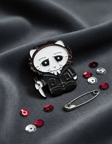 Pin Metálico Gatito Michael Myers