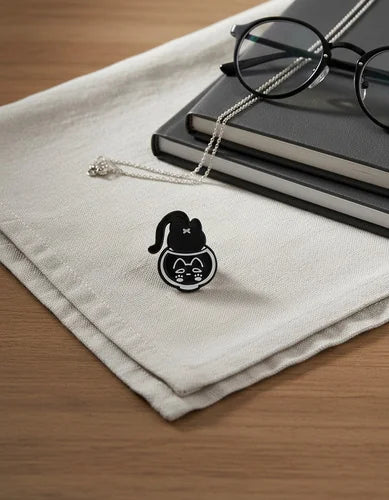 Pin Metálico Gatito en Acuario