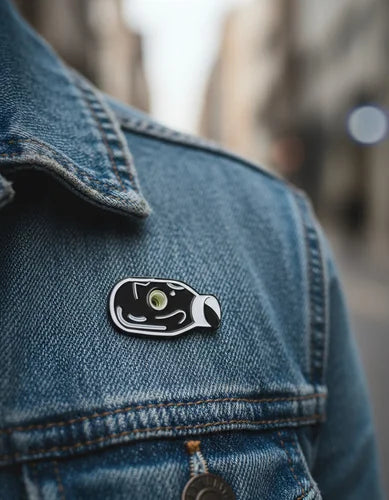 Pin Metálico Gatito en Envase