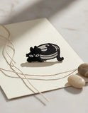 Pin Metalico Gatito en Plato