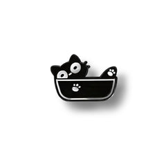 Pin Metálico Gatito en Taza