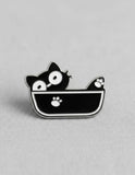 Pin Metálico Gatito en Taza