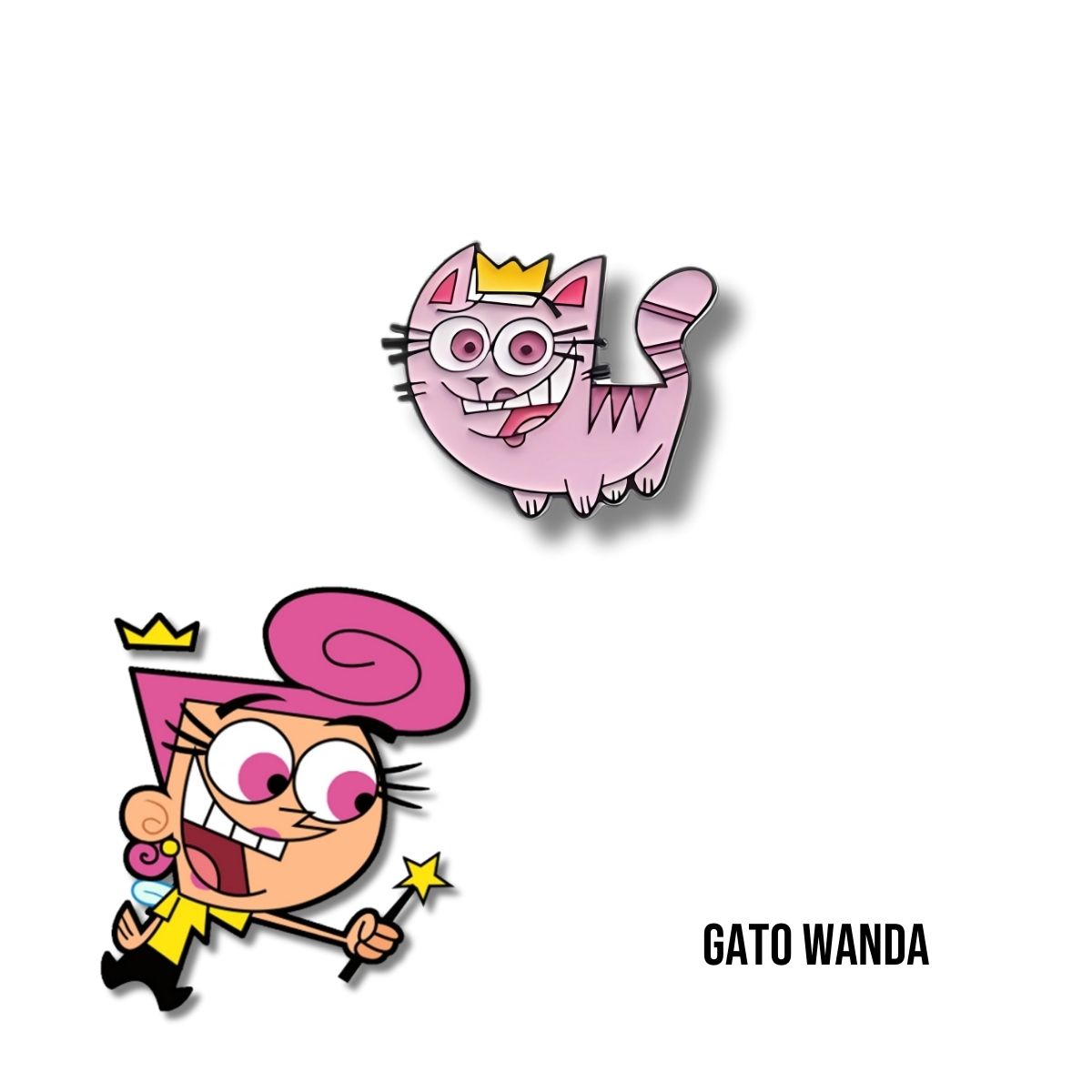 Pin Metálico Gato Wanda