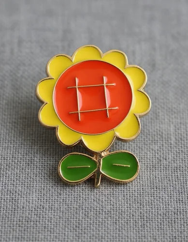 Pin Metálico Girasol