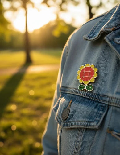 Pin Metálico Girasol