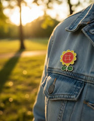 Pin Metálico Girasol