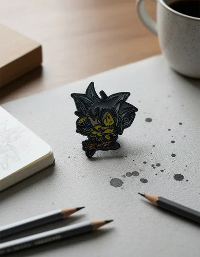 Pin Metálico Goku Combate
