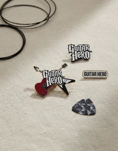 Pin Metálico Guitar Hero