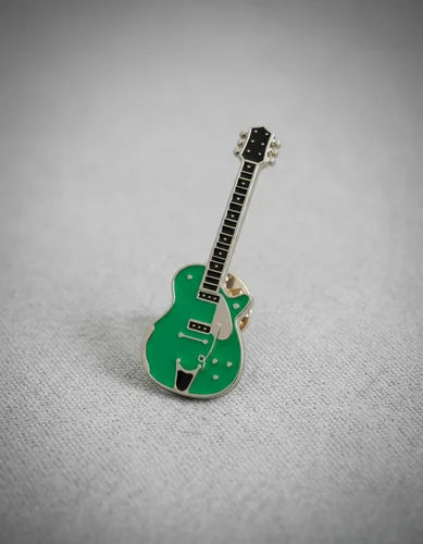 Pin Metálico Guitarra Eléctrica Verde Vintage