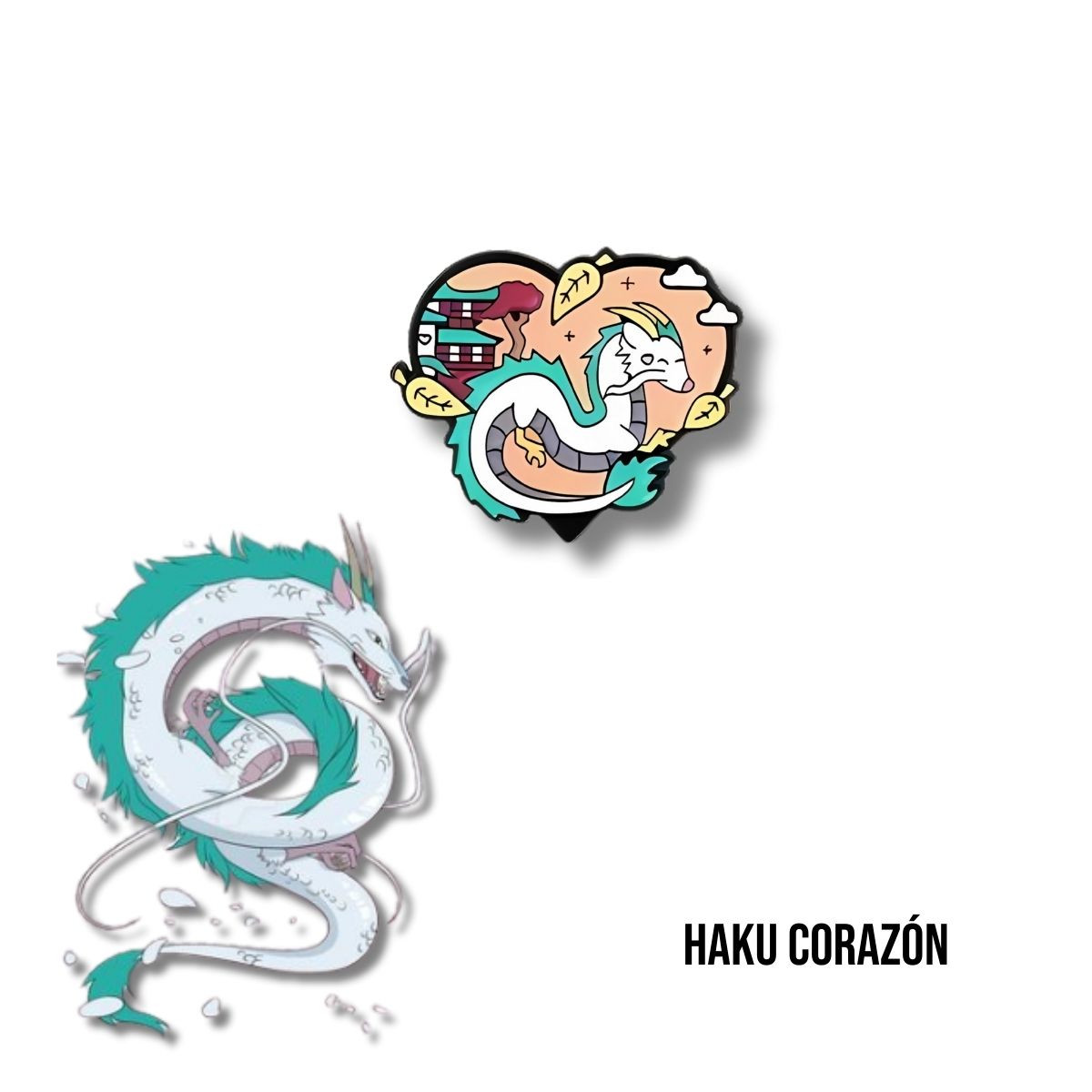 Pin Metálico Haku Corazón