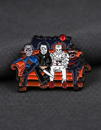 Pin Metálico Halloween Villanos de Terror