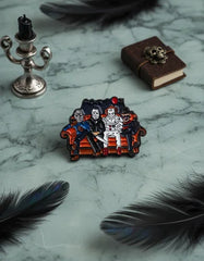 Pin Metálico Halloween Villanos de Terror
