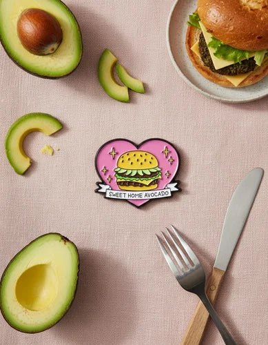 Pin Metálico Hamburguesa Sweet Home Avocado