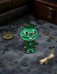 Pin Metálico Happy Tree Friends Flippy Bueno