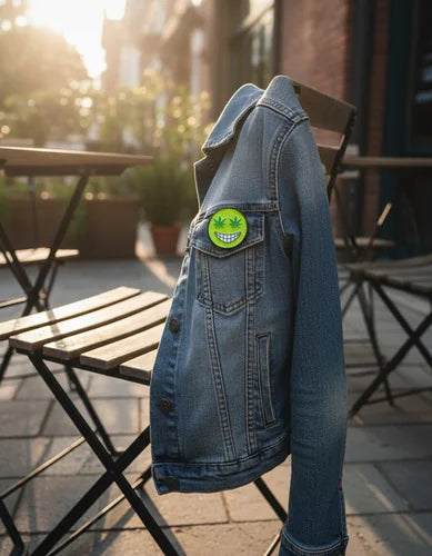 Pin Metálico Happy Weed Face