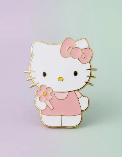 Pin Metálico Hello Kitty Flor