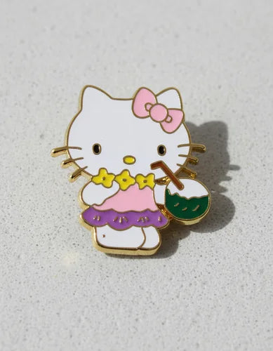 Pin Metálico Hello Kitty Hawaiana