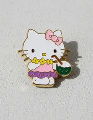Pin Metálico Hello Kitty Hawaiana